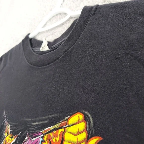Vtg Insane Clown Posse ICP Psychopathic Records Tee Black Large Graphic T-shirt‎